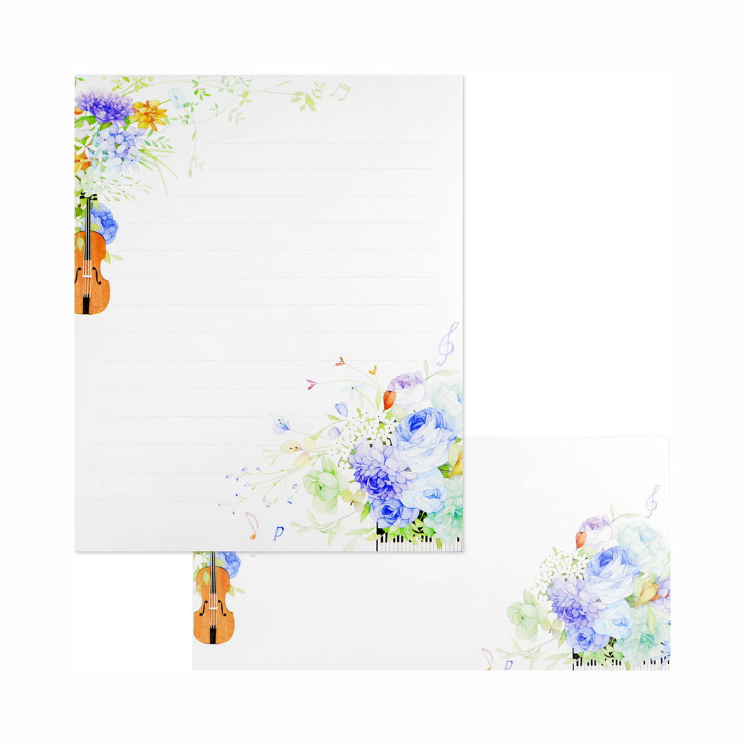 Stationery Paper and Envelopes Set Music | lst-237