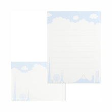 Load image into Gallery viewer, Mini Note Cards and Envelopes Set Sky-Blue of News | mml-006
