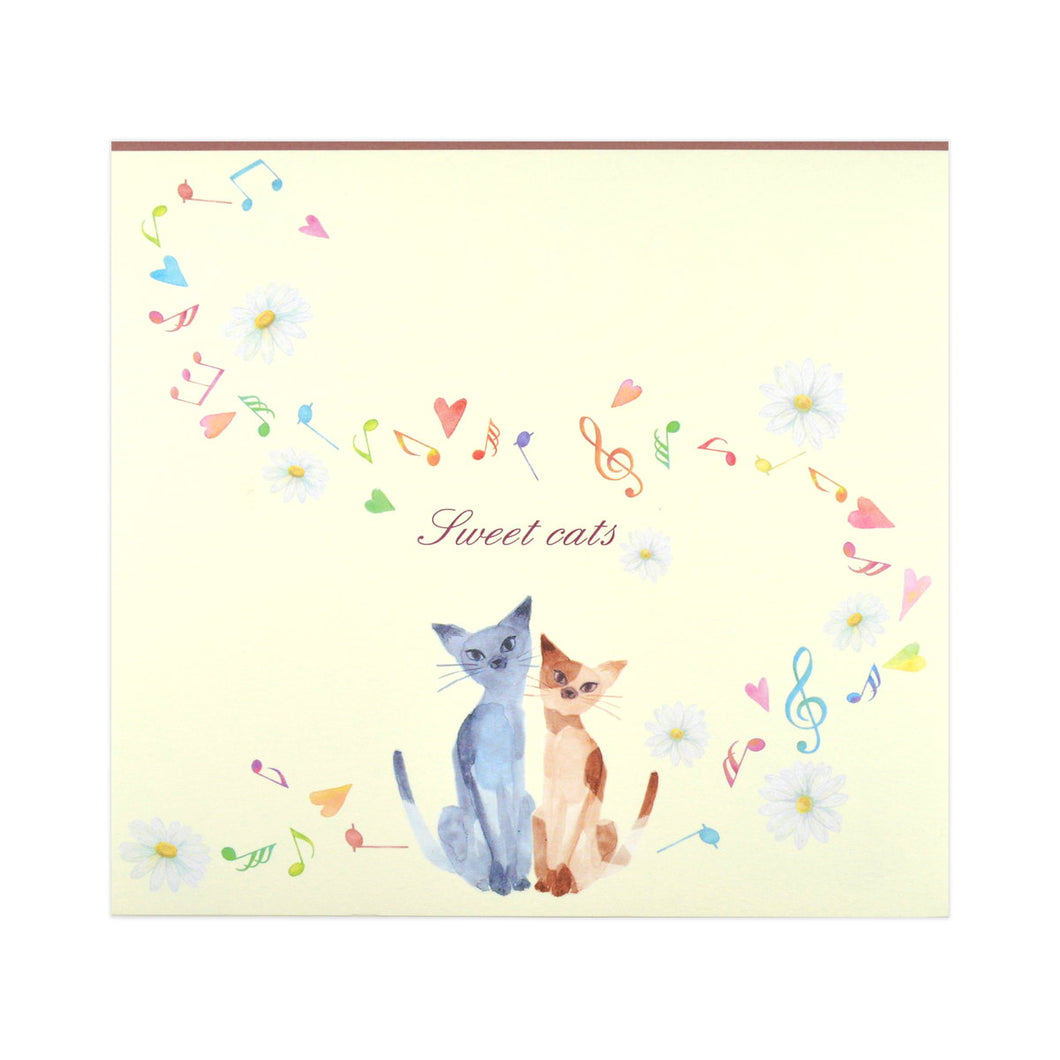 Stationery Paper Pad Sweet Cat | pd-575