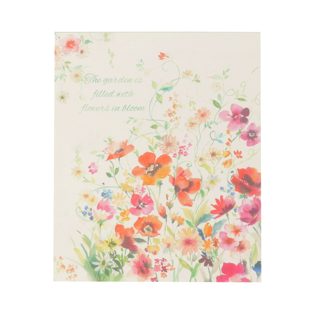 Stationery Paper Pad blooming garden | pd-580