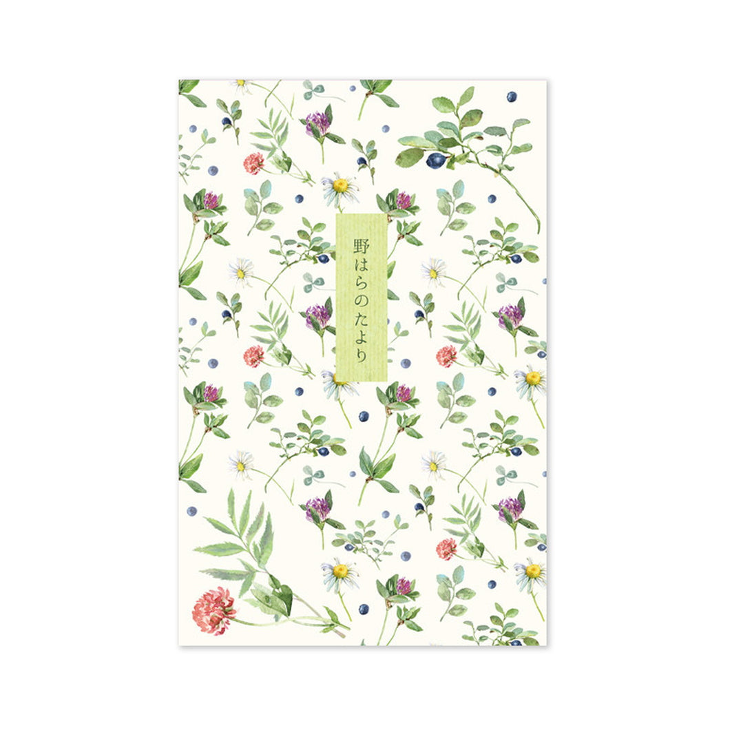 Stationery Paper Pad Field greeting Roses | pd-544