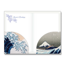 Load image into Gallery viewer, Greeting Card Christmas Card Clear Folder The Great Wave off Kanagawa | jxcd-082

