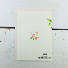 Load image into Gallery viewer, Mini Greeting Card Thank You Pink Rose | Mc-056
