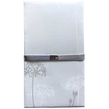 Load image into Gallery viewer, Bushugi-bukuro Japanese Traditional Money Envelope for Sympathy Spider Lily Silver | bsg-007
