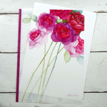 Load image into Gallery viewer, Clear Folder A4 Purple Rose | cf-057
