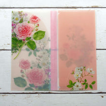 Load image into Gallery viewer, Clear Folder Slim Botanical Rose | cf-086
