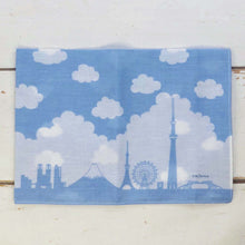 Load image into Gallery viewer, Cotton Handkerchief Japan Silhouette | hkc-007
