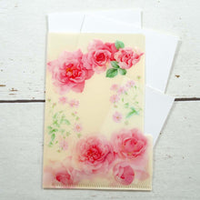 Load image into Gallery viewer, Clear Folder A6 Pink Rose | cf-019
