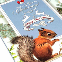 Load image into Gallery viewer, Greeting Card Christmas Card Classic Baby Squirrel | xcd-259

