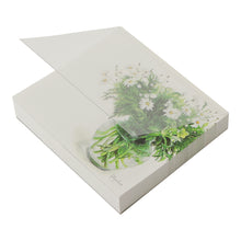 Load image into Gallery viewer, Block Memo Pad Fujico Vase and Flowers | wp-067
