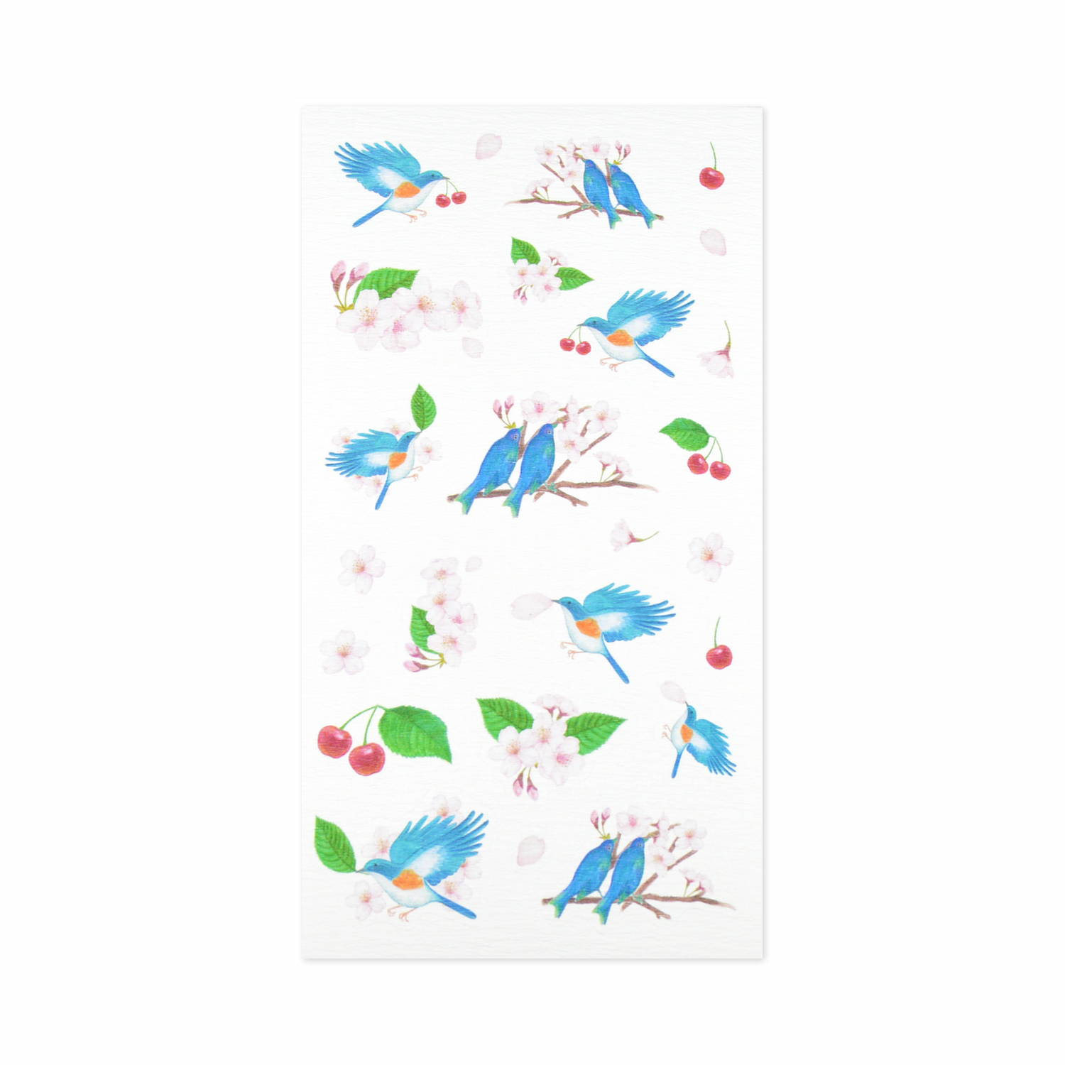Sticker Happy Blue Bird | sl-195 – Paper stationery, Greeting