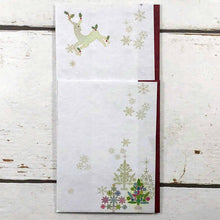 Load image into Gallery viewer, Multipurpose Japanese Traditional Money Envelope Christmas Reindeer and Tree | sg-215
