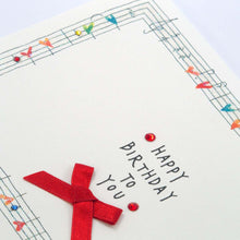 Load image into Gallery viewer, Greeting Card Premium Card Birthday Birthday Score | kc-095
