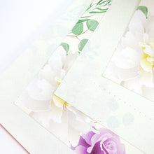 Load image into Gallery viewer, Stationery Paper Pad Rose &amp; Green | pd-556
