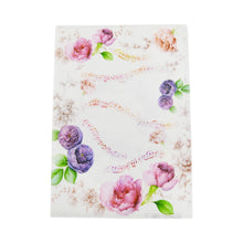 Load image into Gallery viewer, Clear Folder A4 Purple Rose | cf-006
