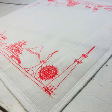 Load image into Gallery viewer, Kaya Fabric Cotton Dish Towel Embroidery | Fkn-008
