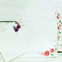 Load image into Gallery viewer, Seacret Postcard Letter Purple Rose | hmt-042
