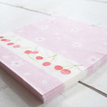Load image into Gallery viewer, Paper Napkins Cherry | pnk-017
