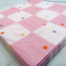 Load image into Gallery viewer, Paper Napkin Traditional Japanese Pattern Checkered | pnk-055
