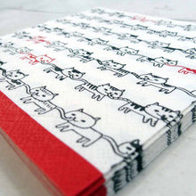 Load image into Gallery viewer, Paper Napkins Cat Ties | pnk-059
