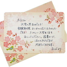 Load image into Gallery viewer, Note Cards and Envelopes Set Sakura | mls-010
