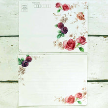 Load image into Gallery viewer, Seacret Postcard Letter Purple Rose | hmt-042
