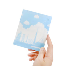 Load image into Gallery viewer, Antibacterial Mask Case Pocket Clouds and Silhouette | cf-112
