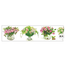 Load image into Gallery viewer, Masking Tape Fujico Flowers in Vase Pink | msk-001
