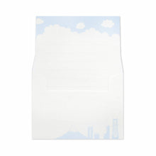Load image into Gallery viewer, Mini Note Cards and Envelopes Set Sky-Blue of News | mml-006
