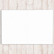 Load image into Gallery viewer, Accordian Fold Notebook A5 Black and Pink 7mm Ruled | cho-038
